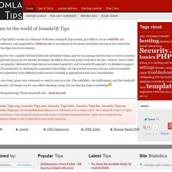 Joomla Tips